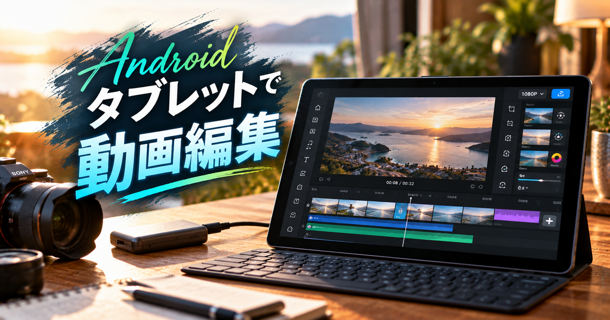 Androidタブレット動画編集を高速化する方法｜必要最小スペックとおすすめアプリで今すぐ始められる