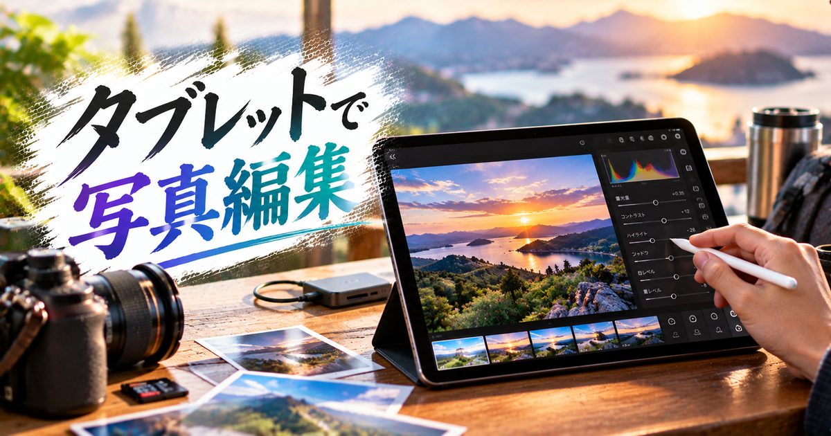 写真編集におすすめのタブレット比較と選び方｜用途別ベストモデルとLightroomでの快適設定