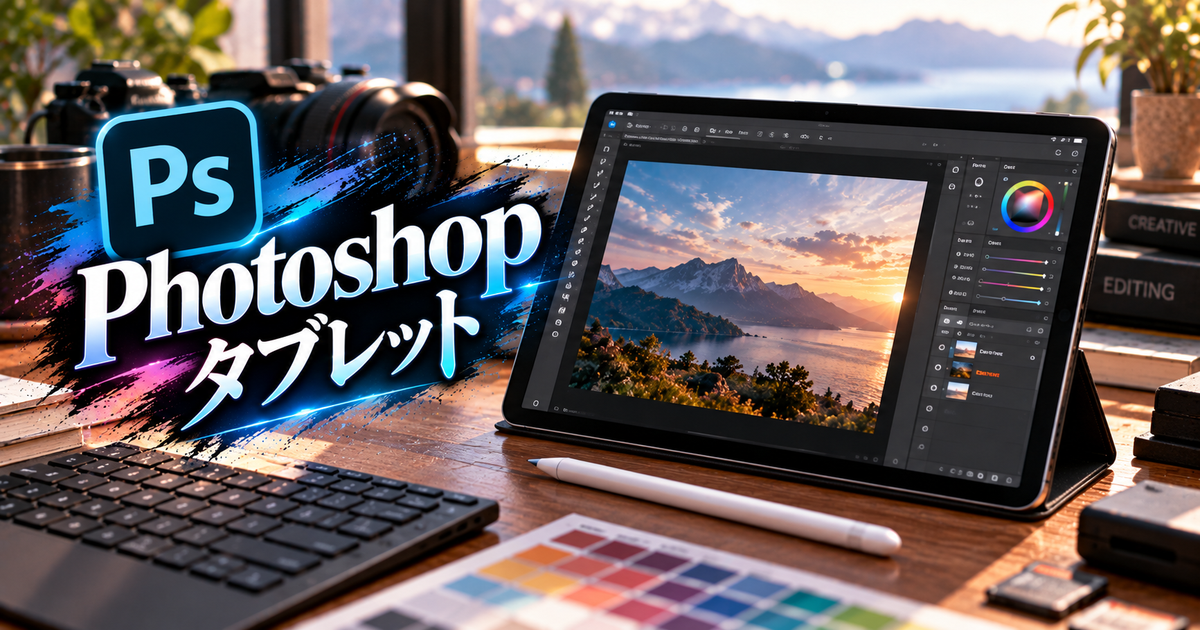 Photoshopが使えるタブレットの選び方｜実作業で役立つ機種比較と効率化テクニック